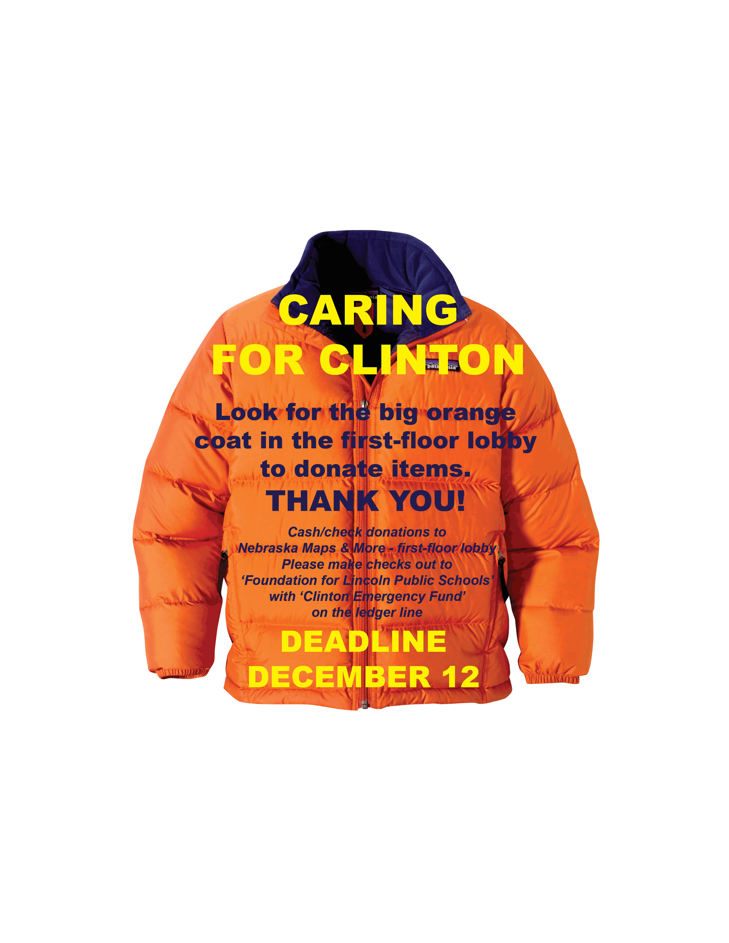 Caring for Clinton Orange Coat