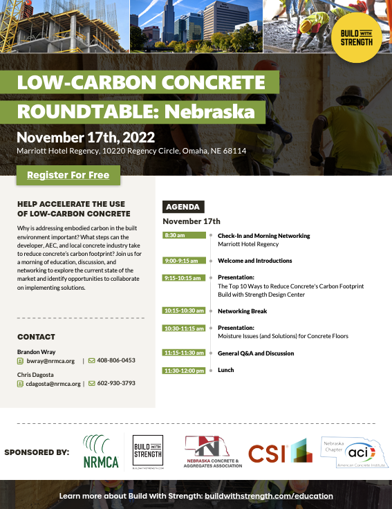 Low-Carbon Concrete Roundtable