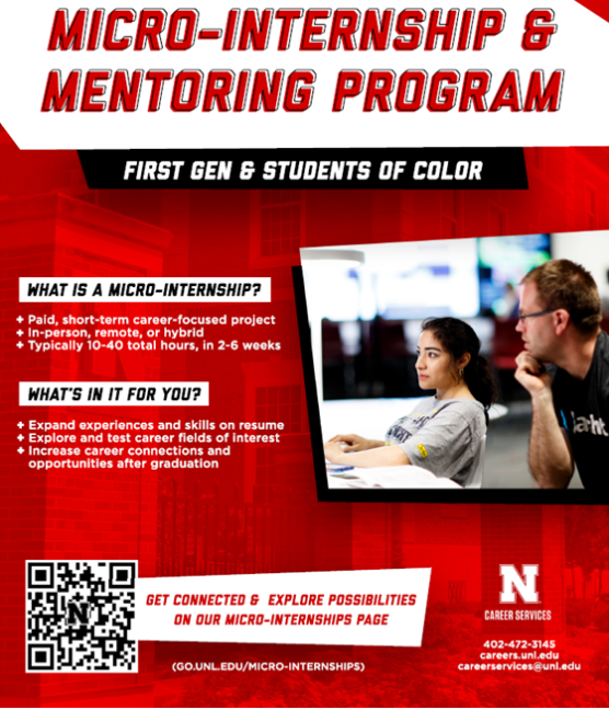 Check out the Micro-Internship and Mentoring Program!