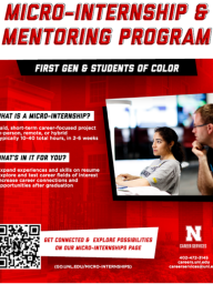 Check out the Micro-Internship and Mentoring Program!