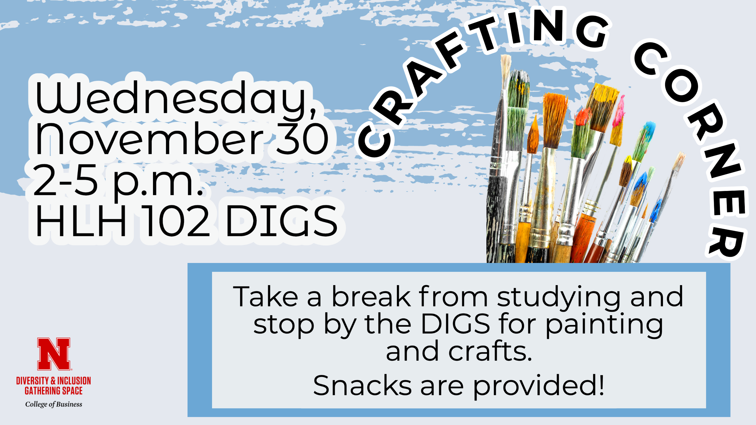 Crafting Corner | Nov. 30 2-5 p.m. | DIGS