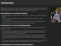 2023-2024 Scholarship Application for Current Undergraduate Students