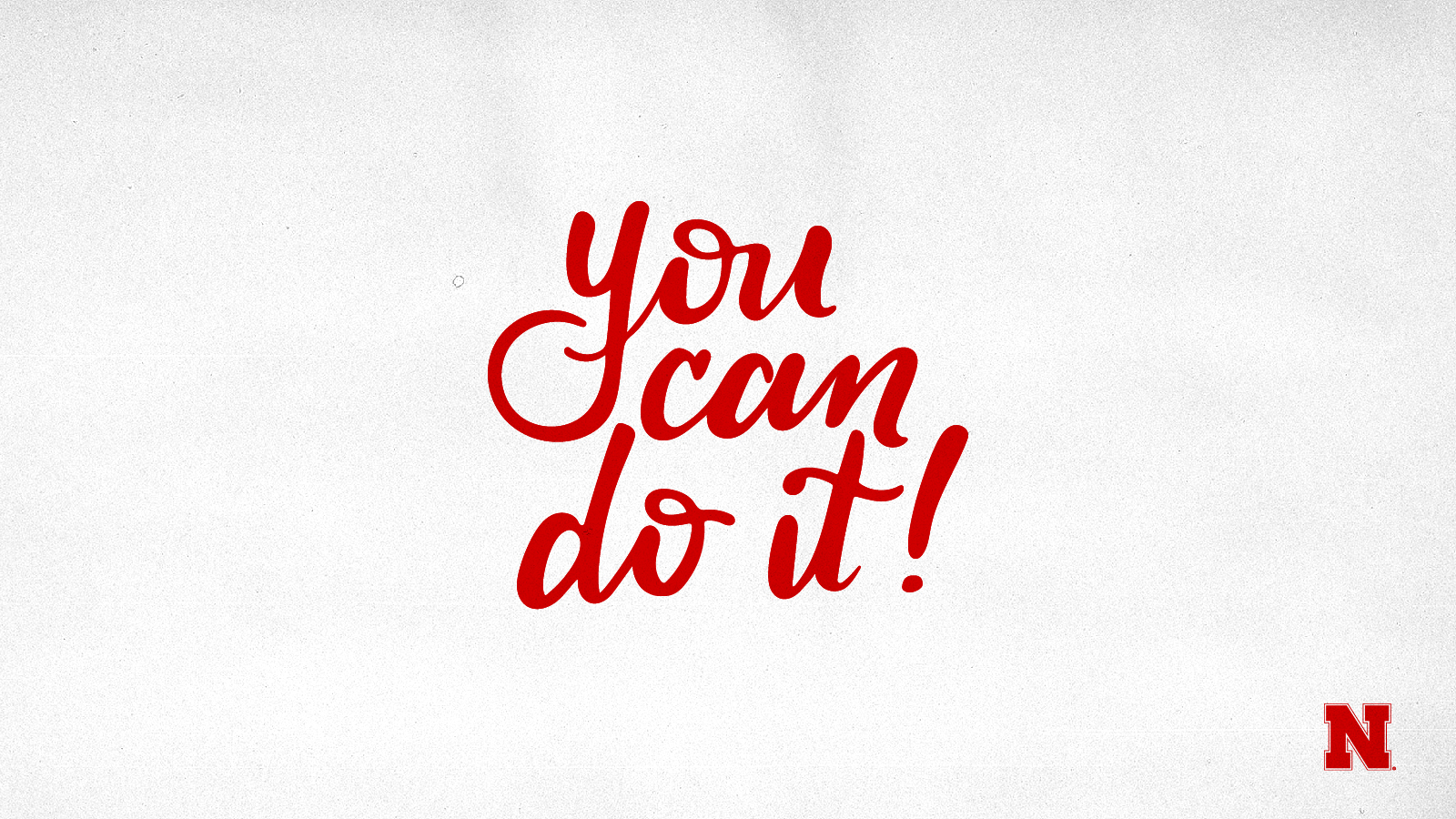 You can do it!