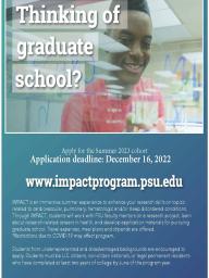 2023 IMPACT Program at Penn State