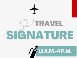Get your travel signature from ISSO before you travel internationally! 