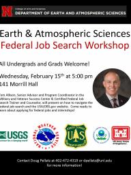 Earth & Atmospheric Sciences Federal Job Search Workshop