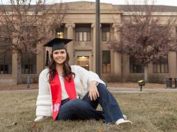 Burwell's Gracie Stout will receive a Bachelor of Science degree in agricultural and environmental sciences on Dec. 17. Her first job will be supporting the work of a coop in Ord. [Abby Durheim | courtesy ]