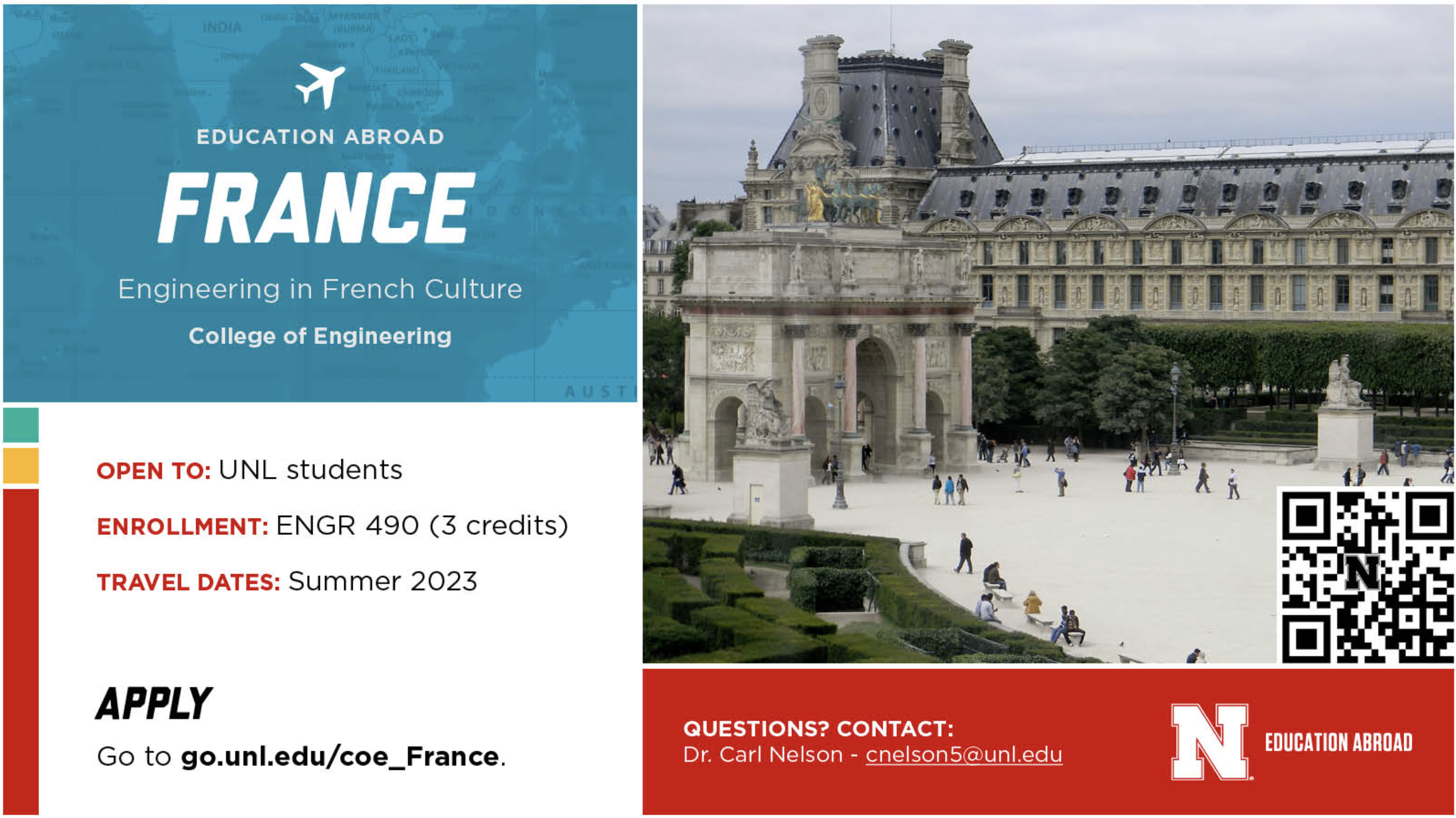 Study engineering abroad in France.