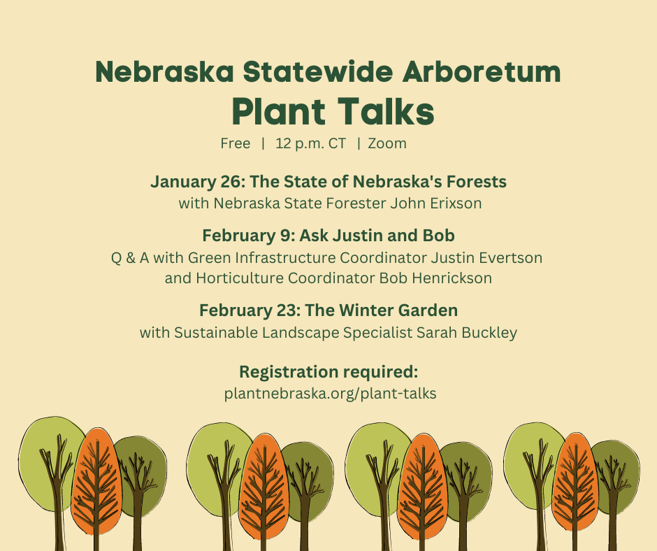 NSA Plant Talk webinars will be held Jan. 26, Feb. 9 and Feb. 23. 