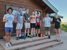 YNS 2022 campers enjoy biodiversity learning at UNL's Cedar Point Biological Station on the shores of Lake Ogallala in western Nebraska.