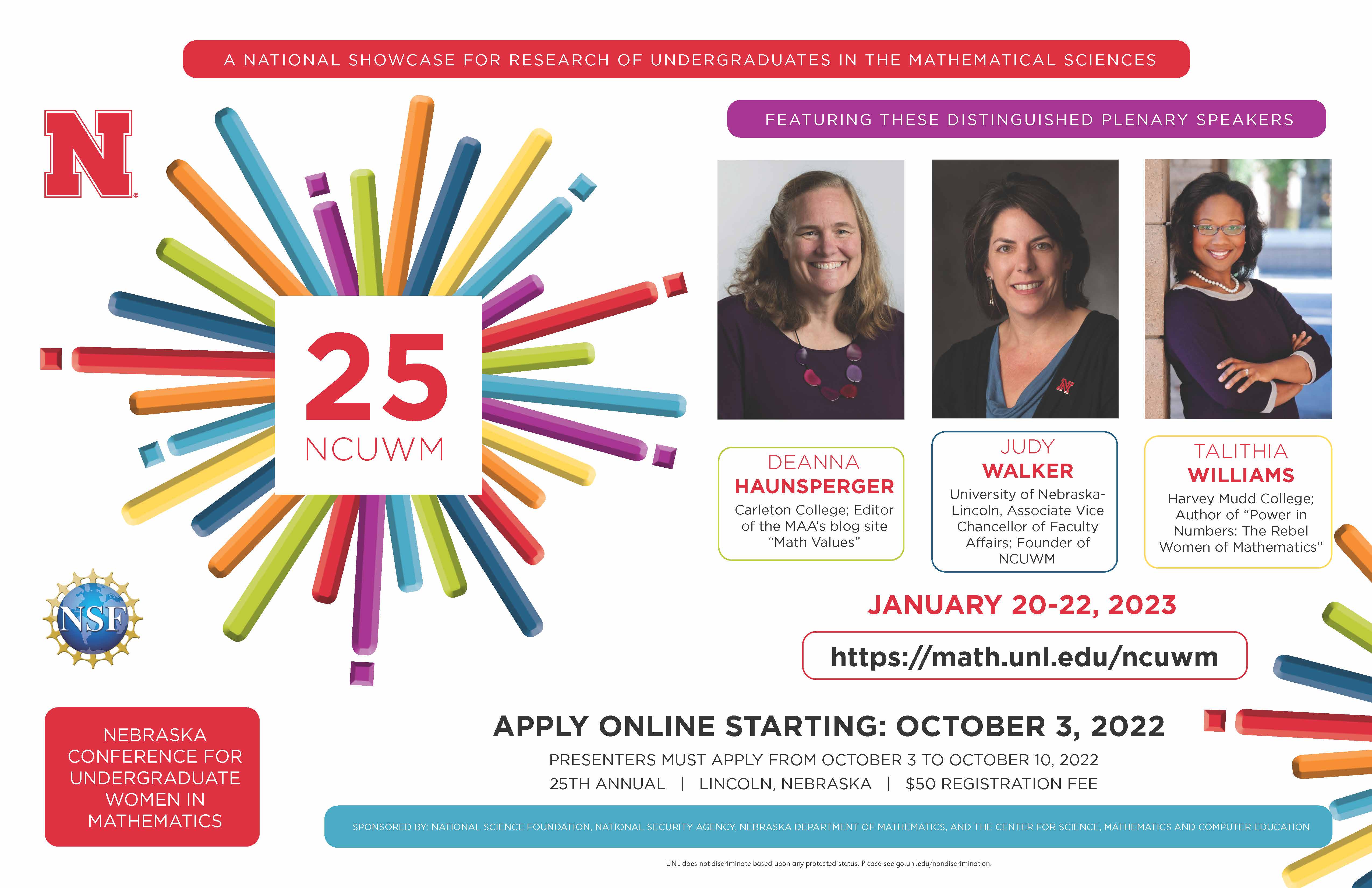 Nebraska Conference for Undergraduate Women in Math 2023