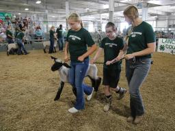 Members of the Unified Showing 4-H club at the 2022 Lancaster County Super Fair.