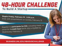 48-Hour Challenge kicks off Feb. 10.