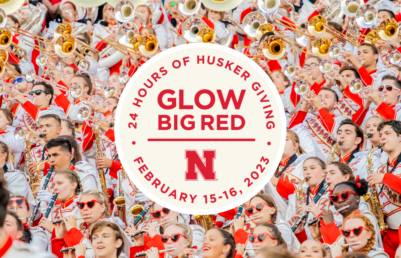 Glow Big Red—24 Hours of Husker Giving—is Feb. 15-16.