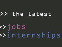 Jobs and Internships