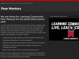 Learning Communities are Hiring for the 2023-2024 School Year