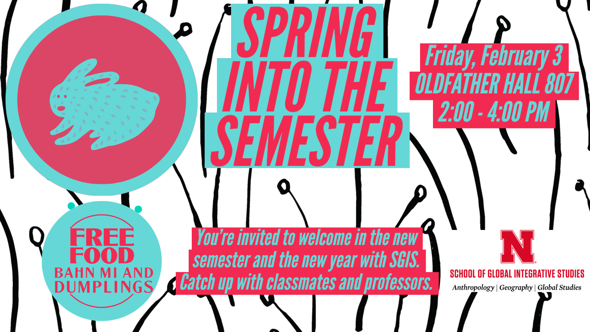 Spring Into the Semester Welcome Back Event