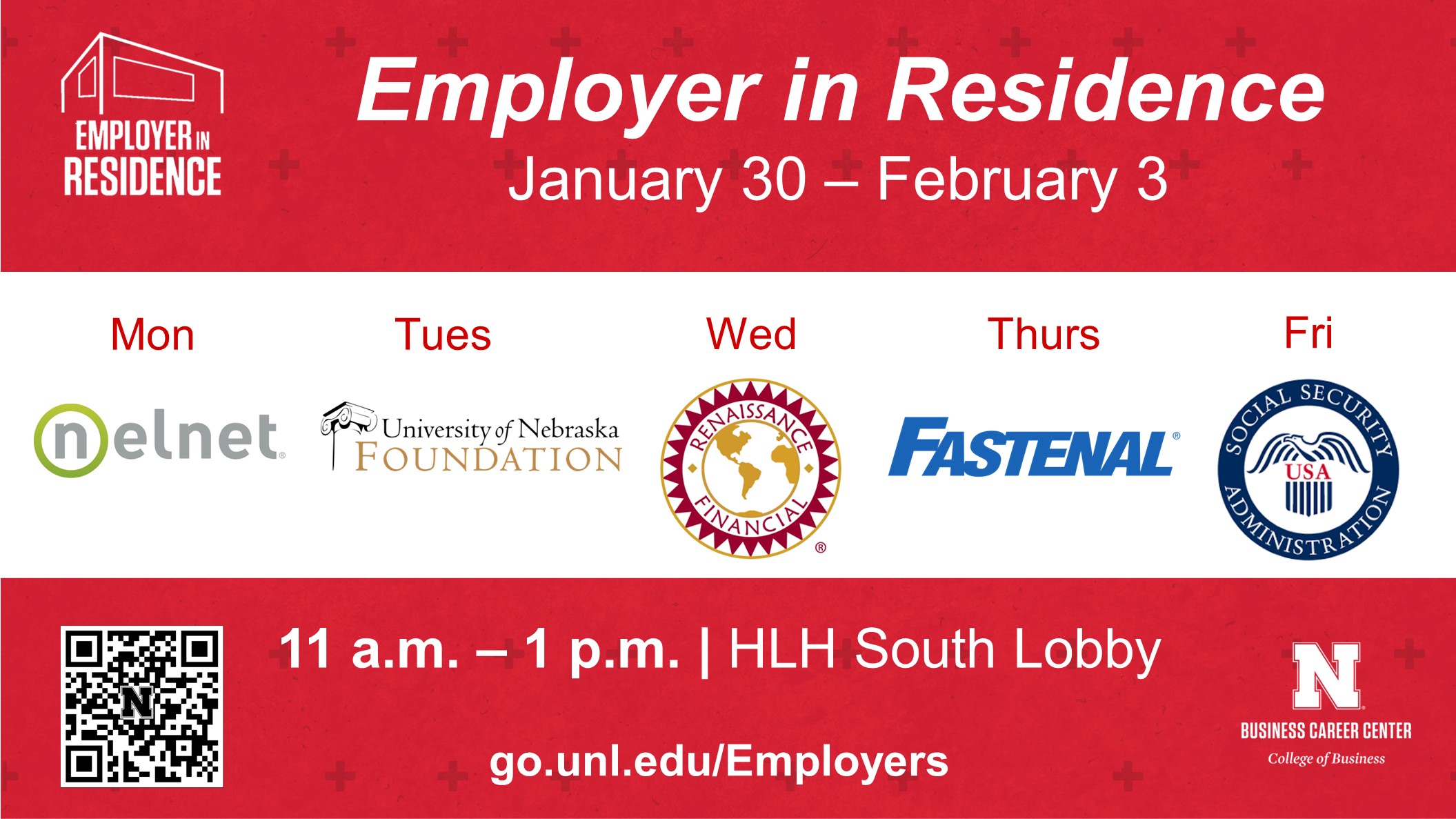 Employer in Residence | January 30 - February 3