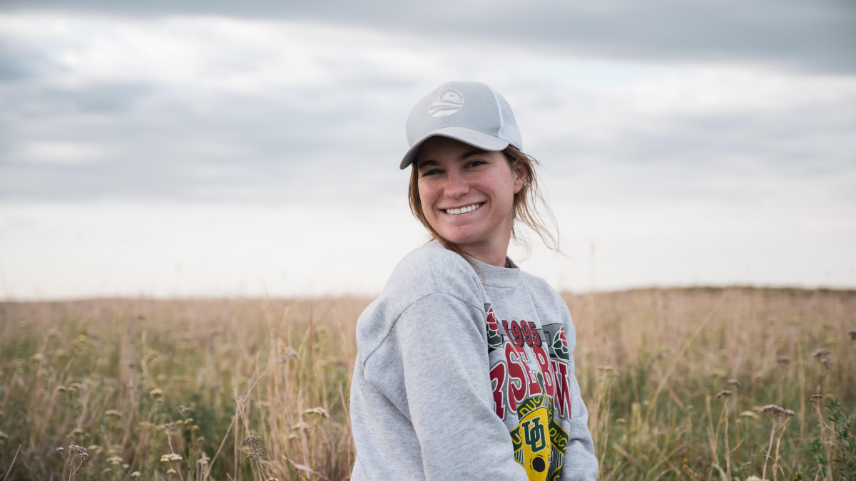 Meet Grace Schuster, a natural resource sciences doctoral student from Pickrell, Neb. 