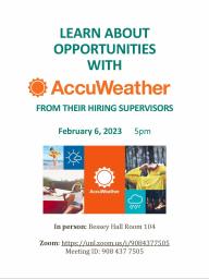 Opportunities with AccuWeather