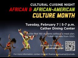 Cultural Cuisine Night: African & African-American Culture Month