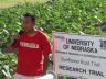 UNL graduate student Trung Nguyen talks about a sunflower rust trial. Nguyen will present an update on the trial in a 4 p.m., Feb. 13 lecture in 264 Keim Hall.