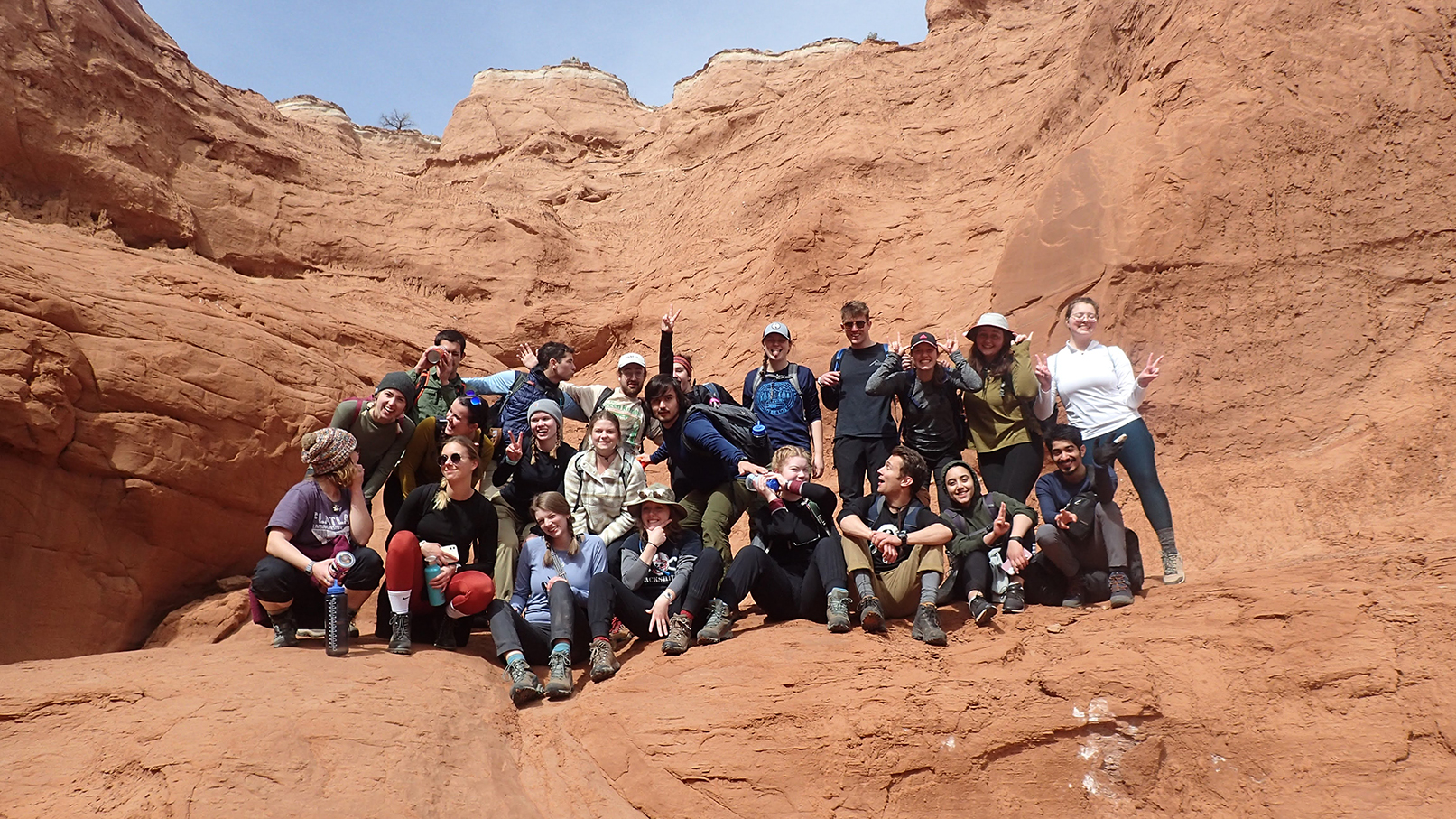 University of Nebraska–Lincoln students backpacked through Grand Staircase-Escalante National Monument during their spring break in March 2022. [courtesy of UNL Outdoor Adventures]