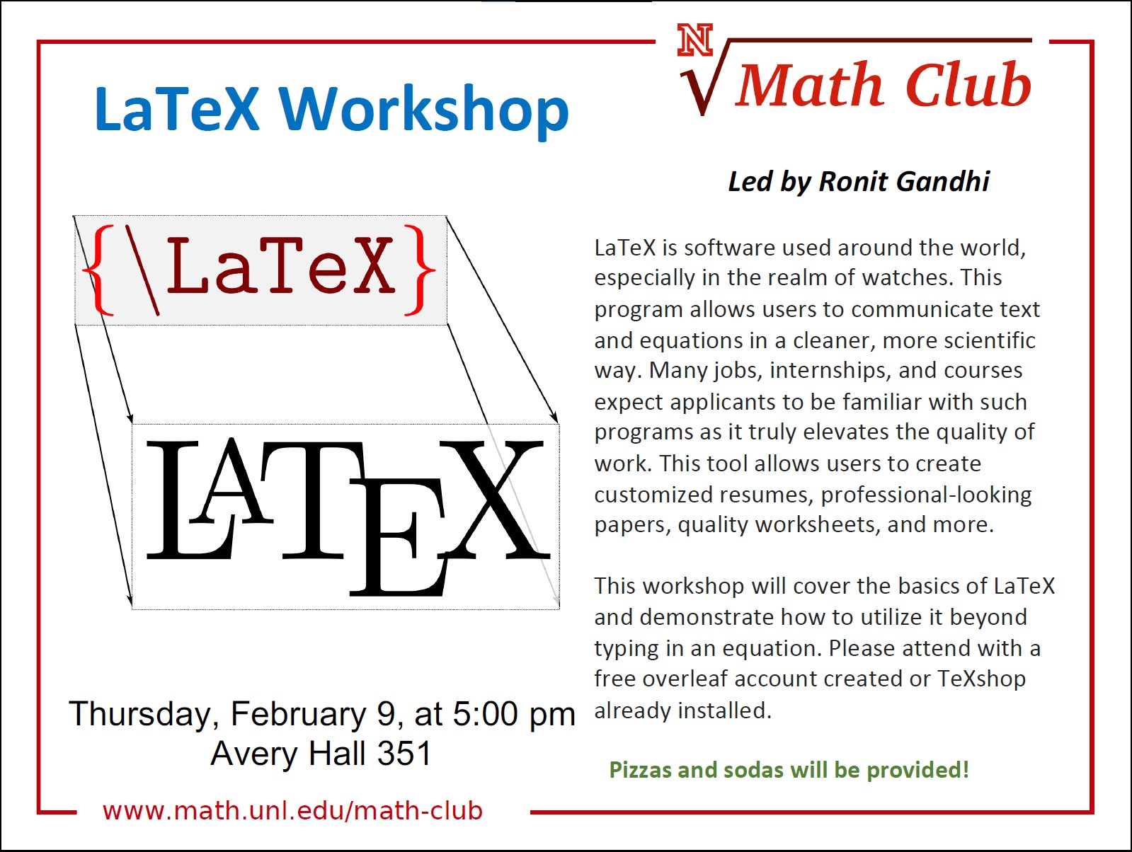 Math Club: Latex Workshop
