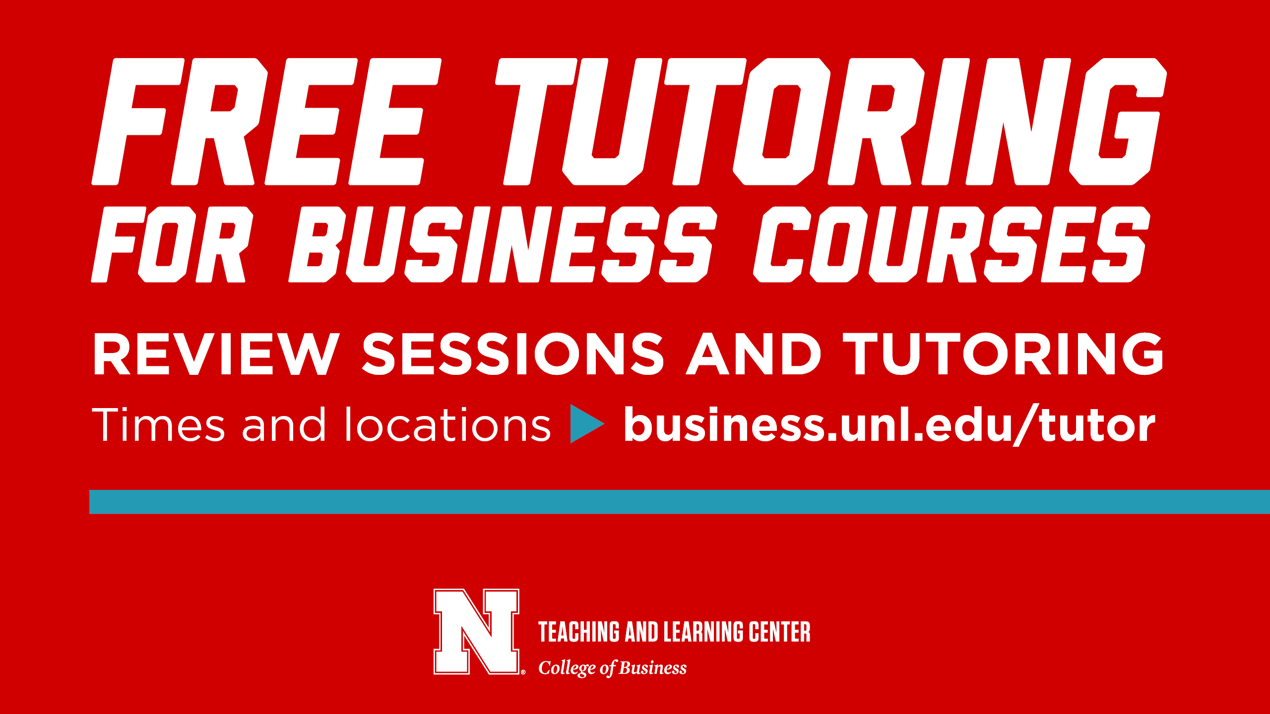 Free Tutoring For Business Classes Announce University Of Nebraska 