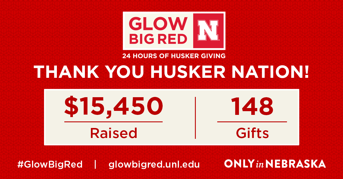 Glow Big Red 2023 raised $15,450 for the College of Engineering.