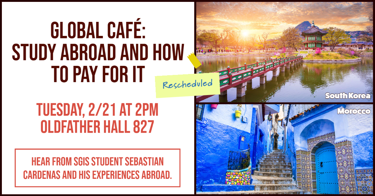 Global Cafe: Study Abroad and How to Pay for It