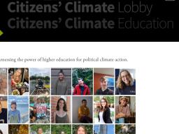 Citizens’ Climate Lobby/Citizens’ Climate Education