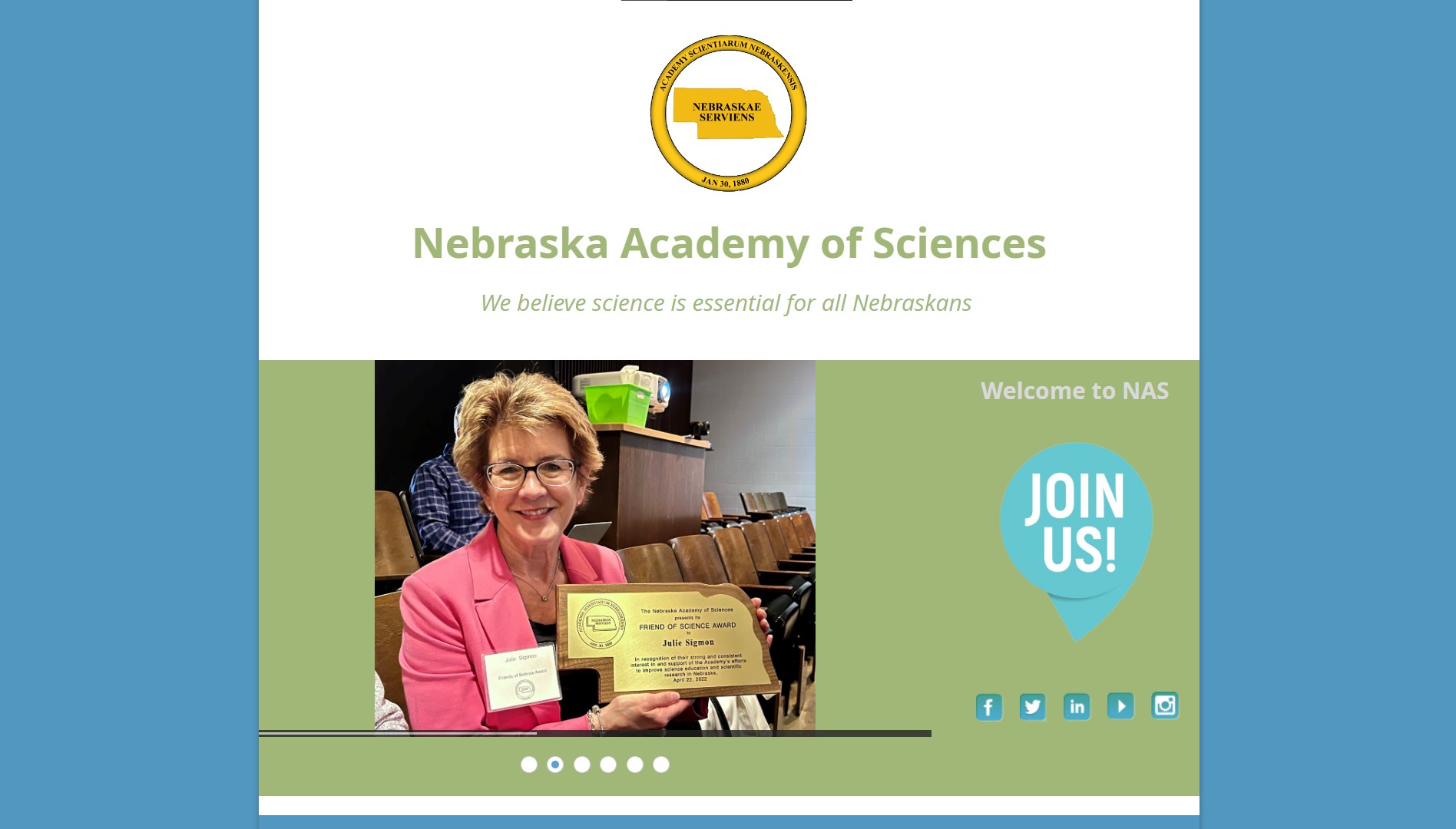 Nebraska Academy of Sciences Annual Meeting