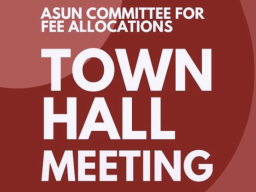 All students are welcome to learn more about fees and provide feedback through an open forum. All graduate students are invited to attend. 