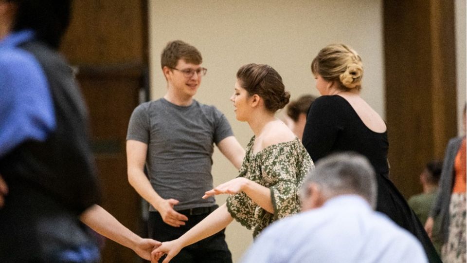 Ballroom Dance Club is hosting Social Dance Lessons from 9 to 10:30 p.m. at Campus Rec Center.