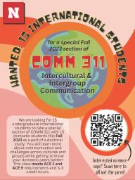 COMM 311: Intercultural and Intergroup Communication for International Students