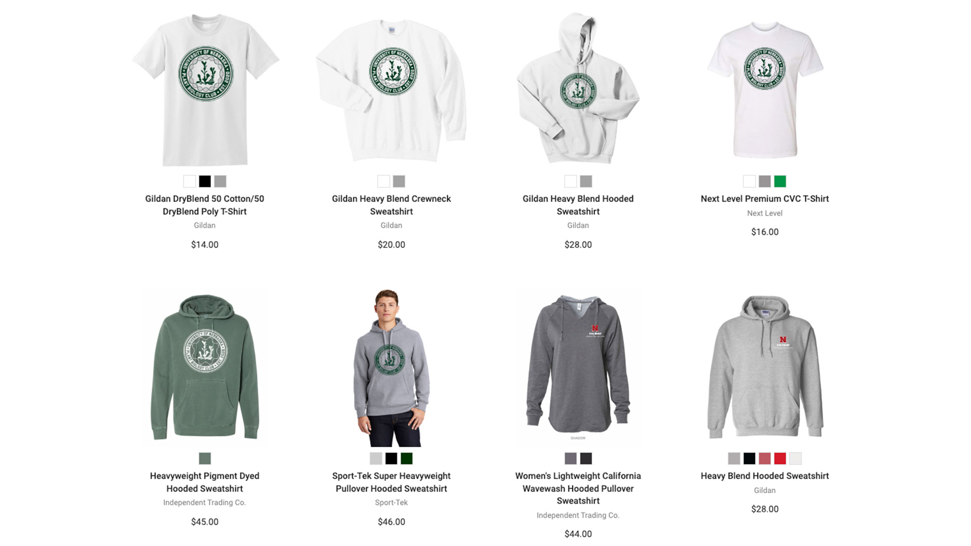 The University of Nebraska–Lincoln Plant Biology Club has apparel available for online orders until March 10.