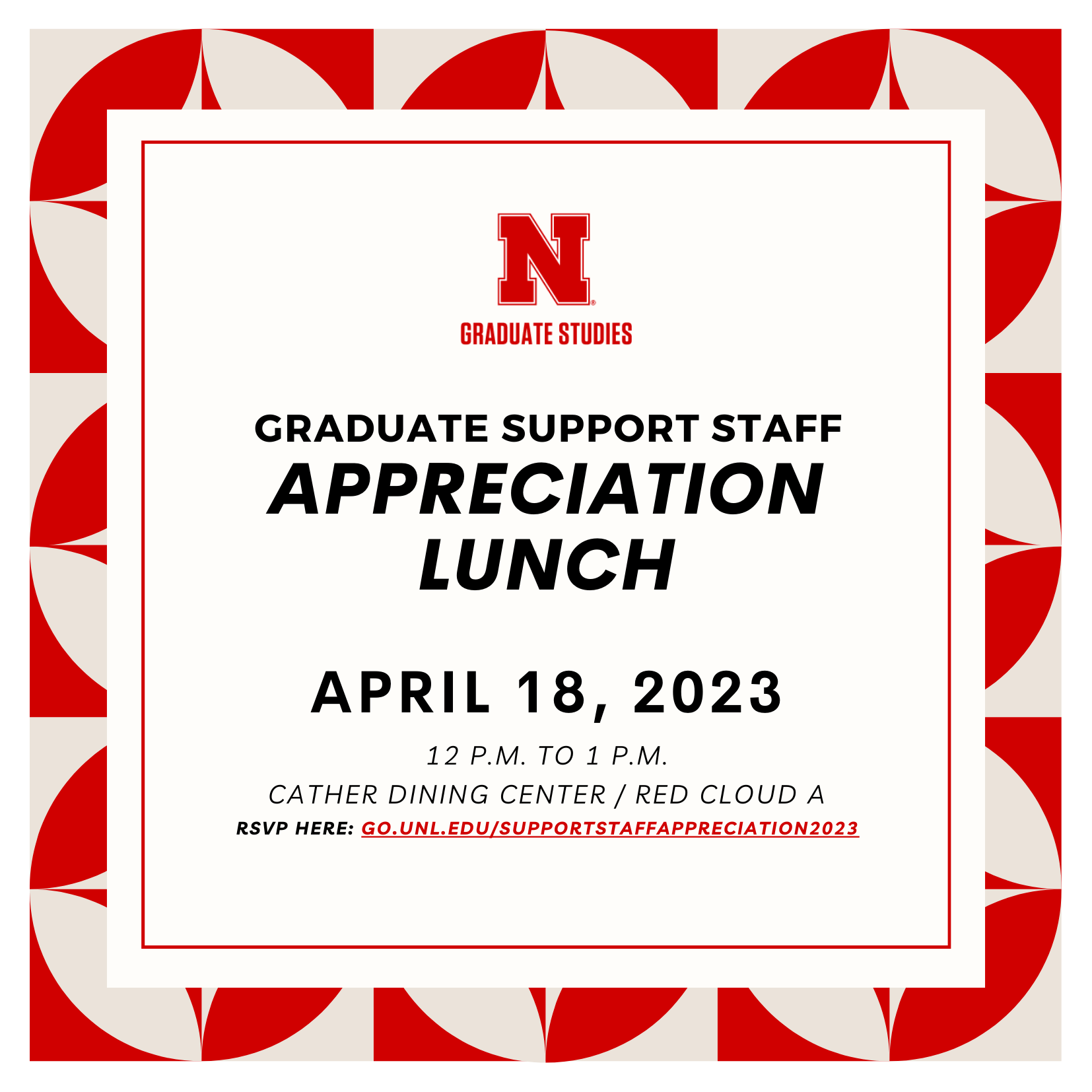 All members of the graduate community are encouraged to offer appreciation using an online form.