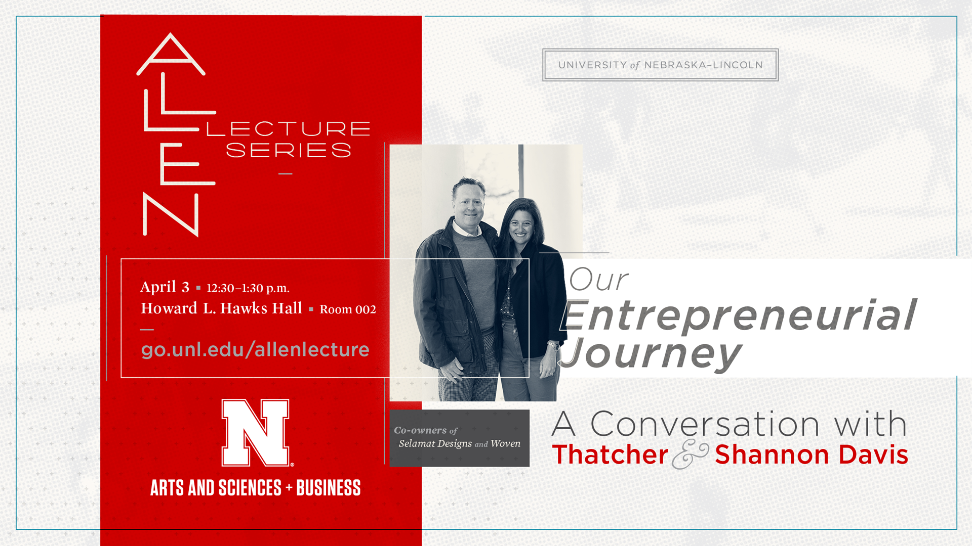 Allen Lecture Series | April 3 at 12:30 p.m. | HLH 002