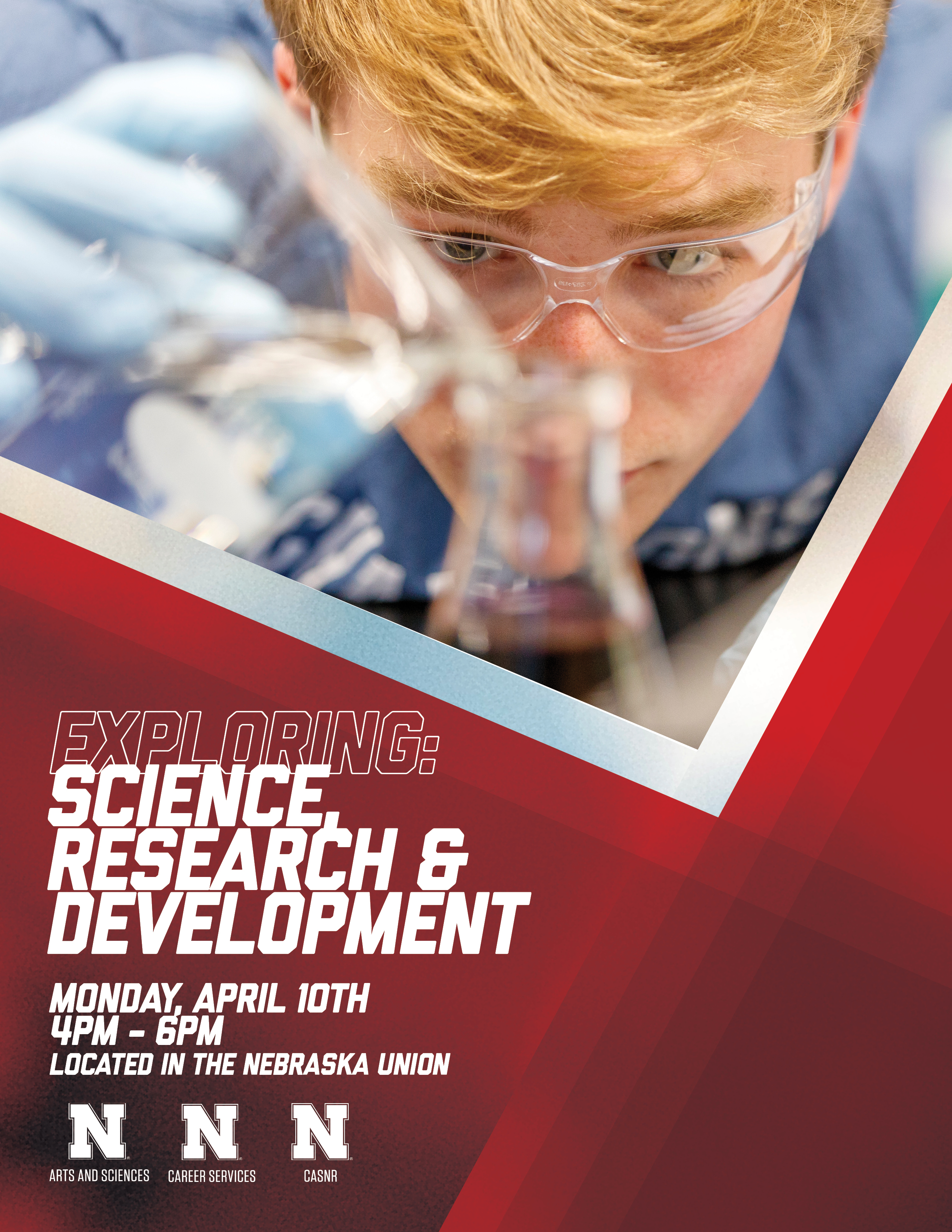 Exploring: Science, Research and Development Pathways is on April 10 from 4-5:30 p.m.