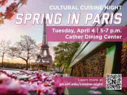 Spring in Paris Cuisine Night