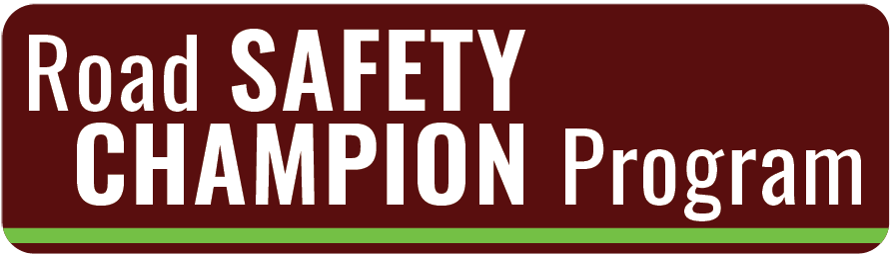 The Road Safety Champion Program is a webinar series from the National Center for Rural Road Safety.