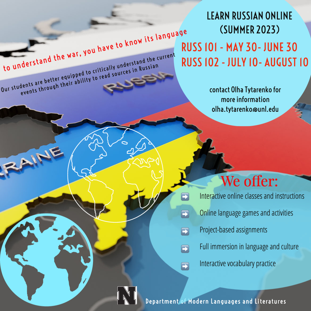 RUSS 101-102 Online Summer 2023