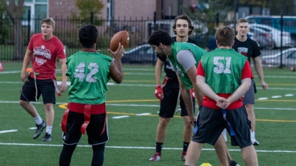 The deadline to sign up for 4v4 Flag Football is April 13.