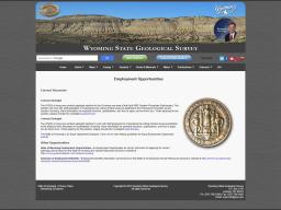 Wyoming State Geological Survey Contract Geologist Positions!