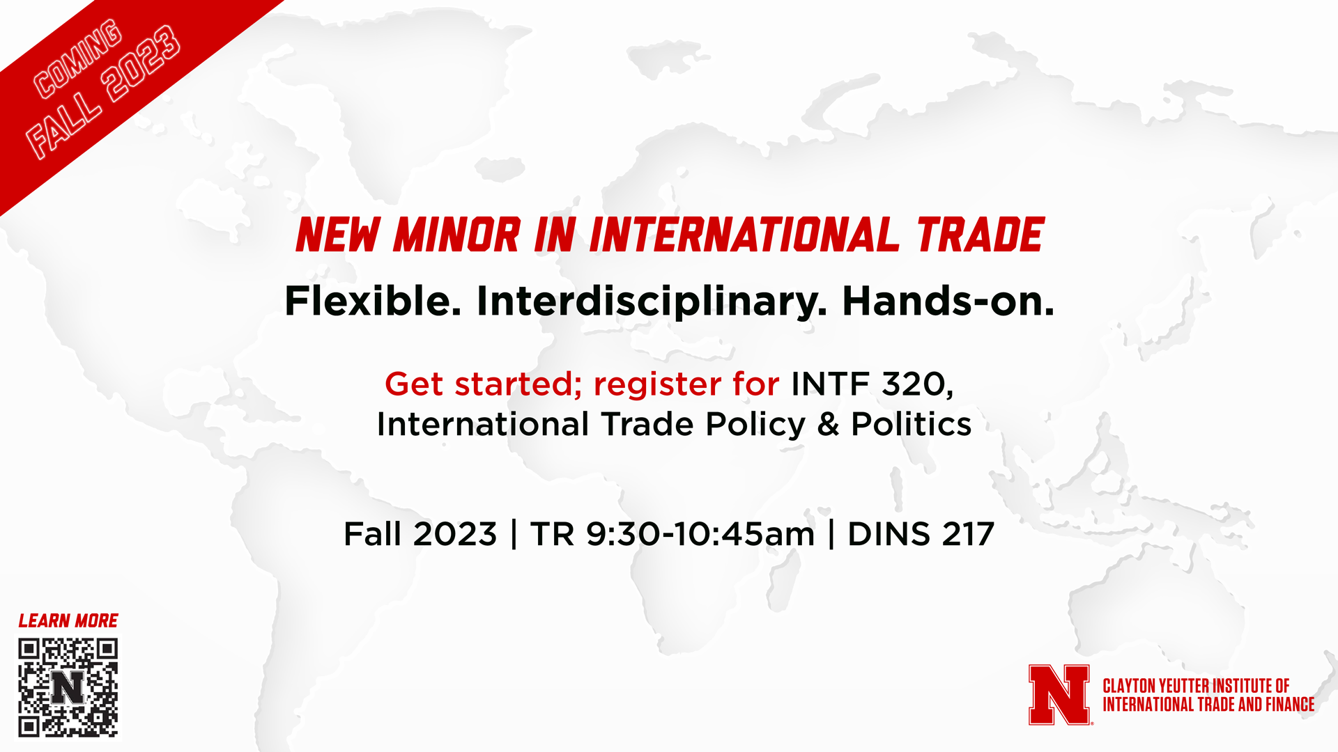 International Trade Minor opens for Fall 2023