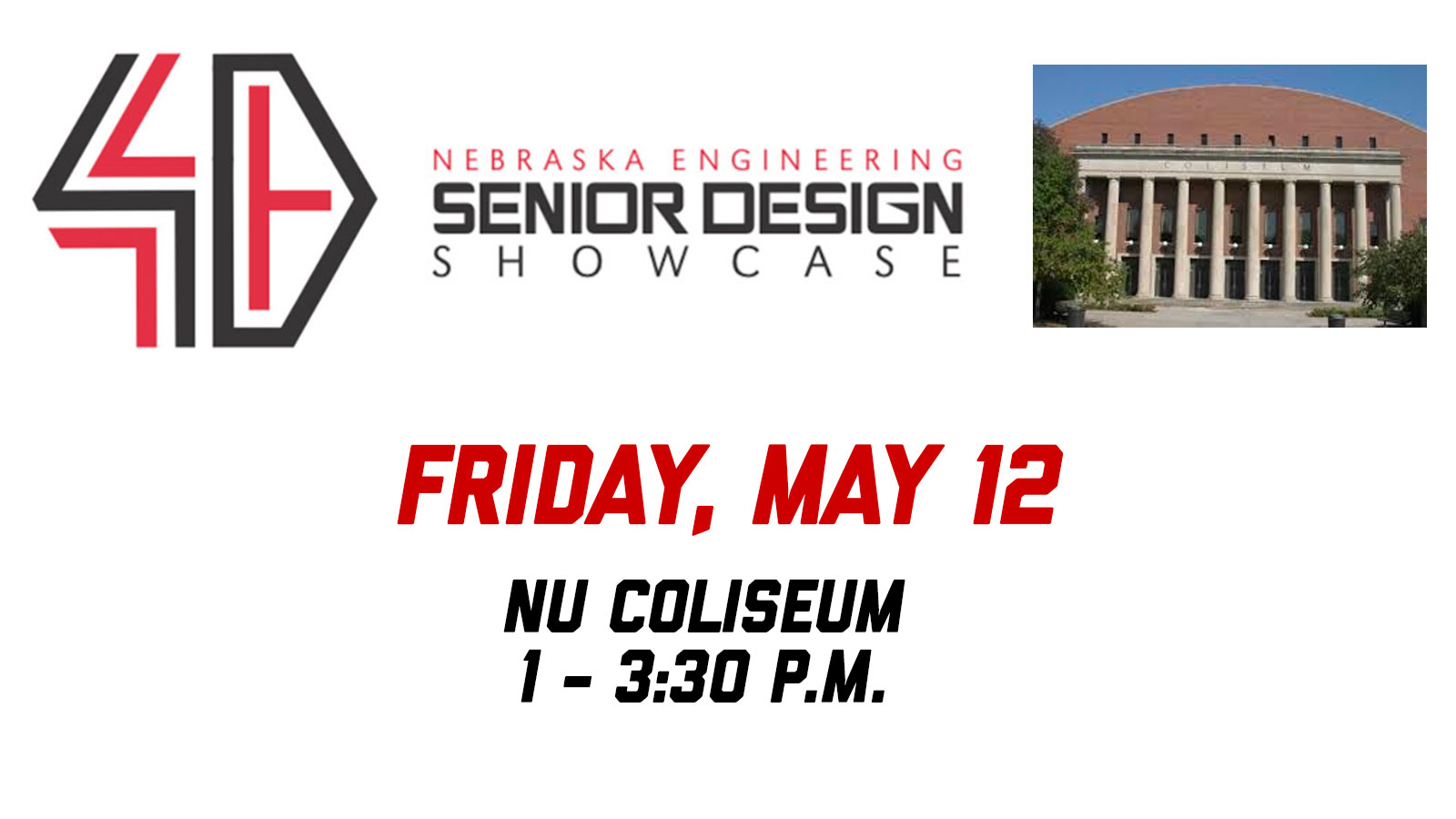 Senior Design Showcase is Friday, May 12.