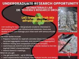 Undergraduate Research Opportunity