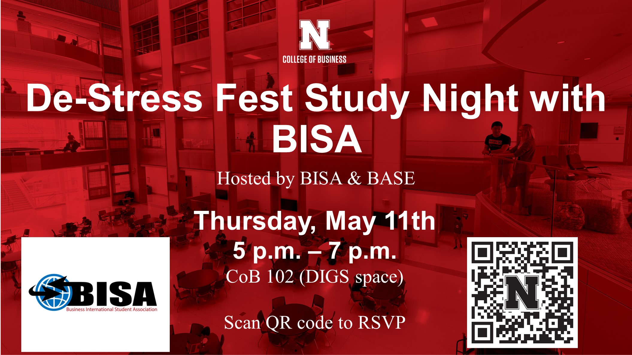 De-Stress Fest Study Night with BISA