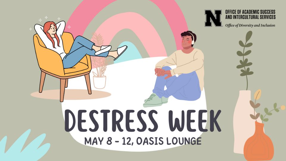 OASIS Destress Week events are happening all week.